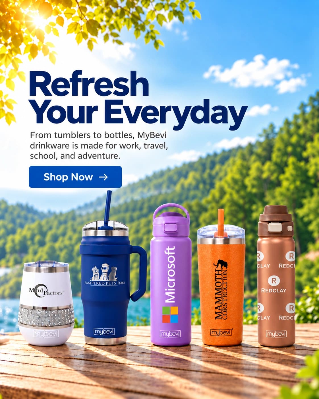Lightweight Titanium Bottle