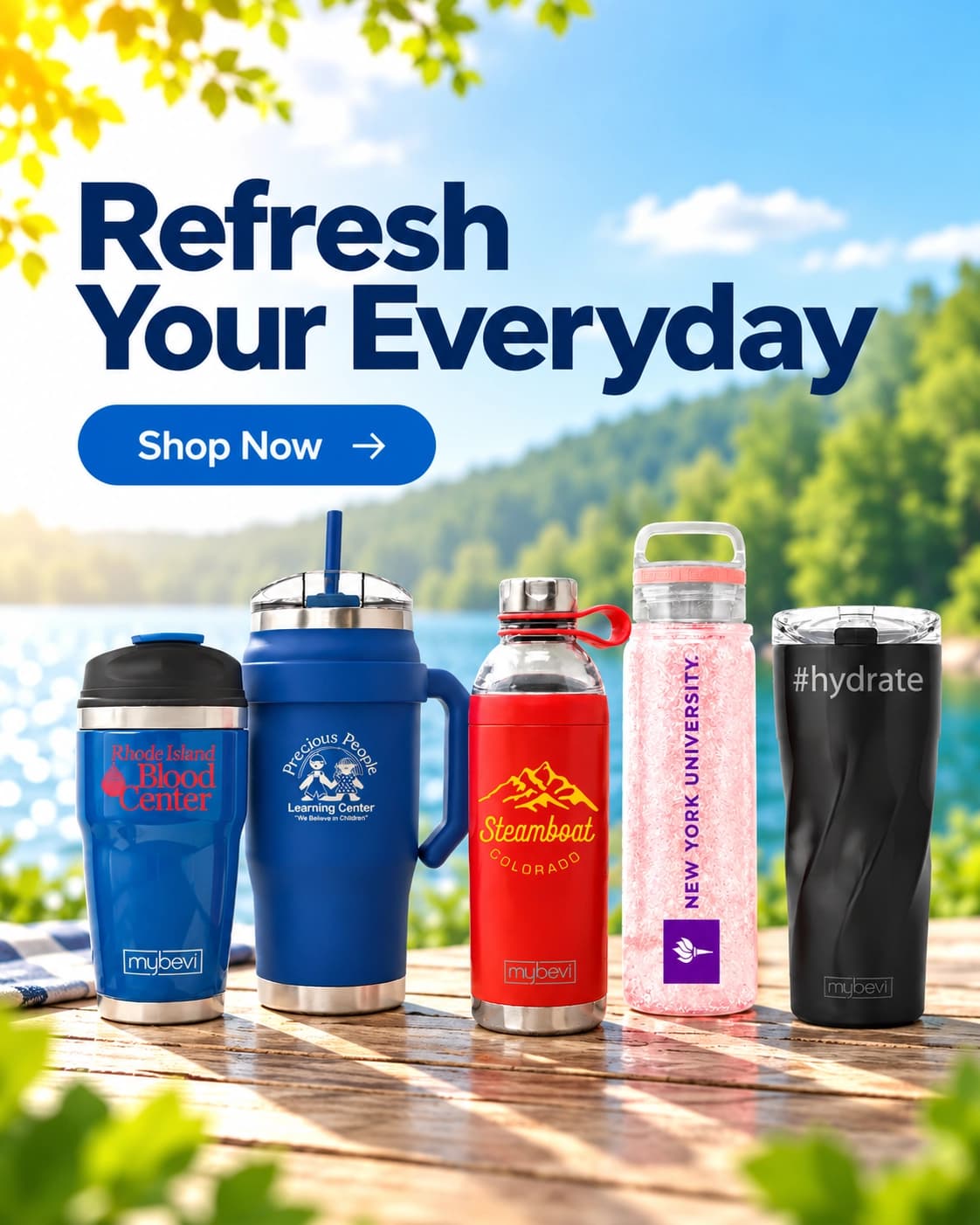 Lightweight Titanium Bottle